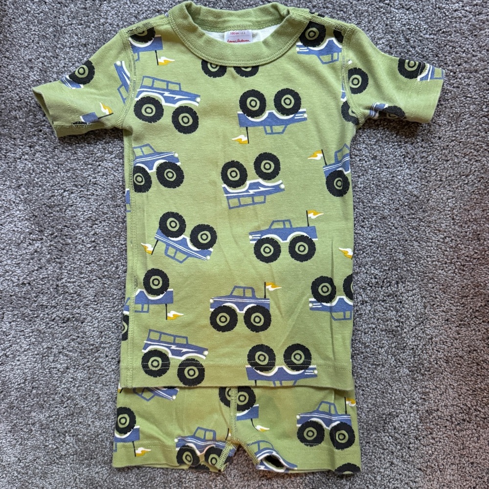 Hanna Andersson Monster Truck Pajama Set